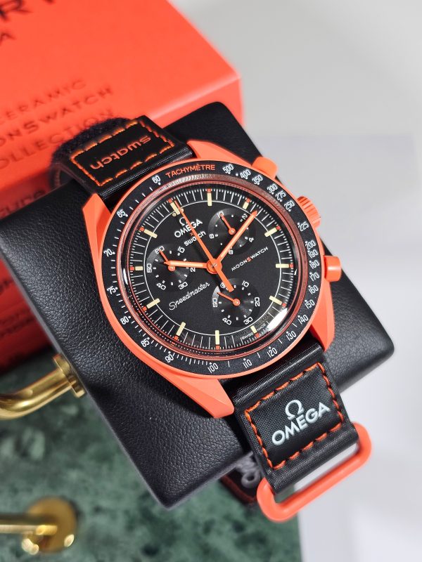 Omega X Swatch MoonSwatch Collection: Mission on Earth - Lava