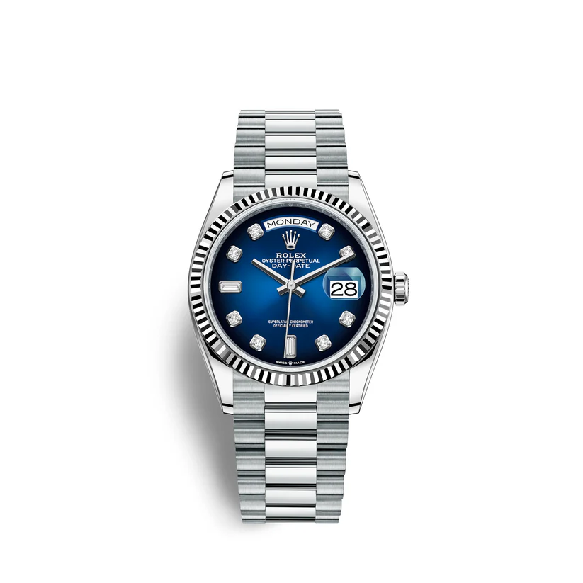 Rolex  Rolex Day-Date, 36mm, Platinum, Ref# 128236-0005 (5A)